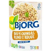 Bjorg, Duo de quinoa blond & rouge BIO
