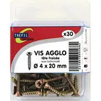 Trefilaction, Vis agglo TF Pozi 4.0x20mm