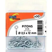 Trefilaction, PITON PLASTIFIE 2,50X12