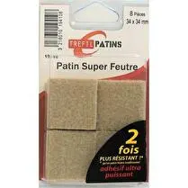 Trefilaction, PATINS SUPER FEUTRE 34X34 8P