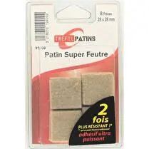 Trefilaction, PATINS SUPER FEUTRE 28X28 8P