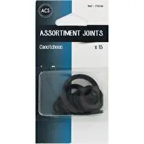 Trefilaction, 15 JOINTS CAOUTCHOUC ASSORTIS