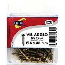 Trefilaction, VIS AGGLO TF POZI 4,0X40 PM