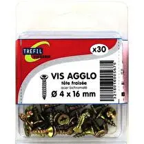 Trefilaction, VIS AGGLO TF POZI 4,0X16 PM