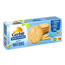 Gerblé, Sablés nature sans sucres ajoutés