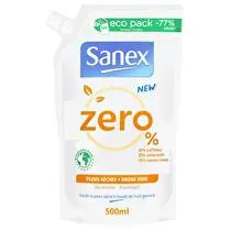 Sanex, Recharge douche zero %  peau sèche