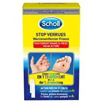 Scholl, Stop verrues ultra précision pieds et mains