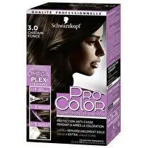 Schwarzkopf, Coloration n° 3 châtain foncé