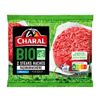 Charal, Steaks hachés façon bouchère Bio 5%