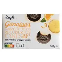Le moins cher, Génoise avec fourrage à l'orange