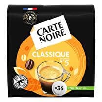 CARTE NOIRE Dosettes café classique n°5 x36