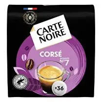 Carte noire, Dosettes café corsé n°6 x36