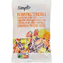 Le moins cher, Bonbons tendres aux arômes fruits