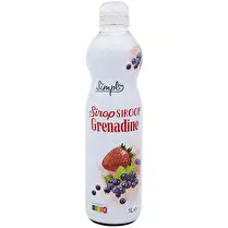Le moins cher, Sirop de grenadine