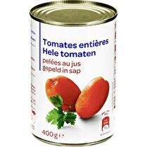 LE MOINS CHER Tomates entières pelées