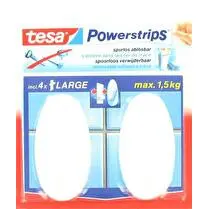 tesa, 2 crochets ovales blc+4 power
