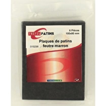 Trefilaction, Plaques feutre marron x6