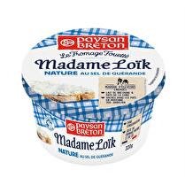 MADAME LOÏK PAYSAN BRETON Le fromage fouetté nature au sel de Guérande