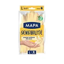 Mapa, Gants latex satiné taille L