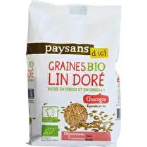 Paysans d'ici, Graines de lin doré BIO