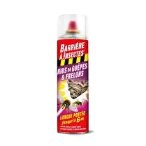 Barrière à insectes, Guêpes frelons spécial nids aérosol 500ml