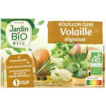 Jardin bio étic, Bouillon cube volaille dégraissé BIO