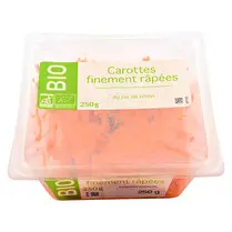 Mix Buffet, Carottes finement râpées bio