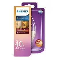 Philips, LED FLAMME 6-40W E14 CLAIRE