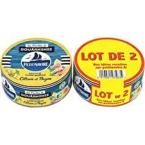 Petit navire, Thon mariné thym & citron
