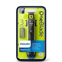 Philips, Rasoir tondeuse One Blade + 3 sabots clipsables