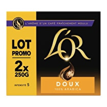 L'or, Café moulu doux intensité 5