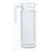 Luminarc, Carafe en verre 1,1l couvercle blanc