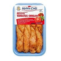 MAÎTRE COQ Aiguillettes de poulet marinées tomate origan