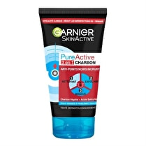 Garnier, Pure active intensif 3en1 au charbon peaux grasses à problèmes