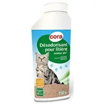 Cora, Désodorisant pour litière  Senteur pin  - 750 g