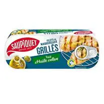 Saupiquet, Filets de maquereaux grillés huile d'olives