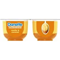 Danette, Crème dessert saveur vanille sur lit de caramel