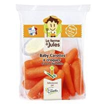 LA FERME À JULES Baby carotte + sauce ciboulette