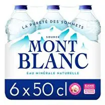 Mont blanc, Eau minérale naturelle