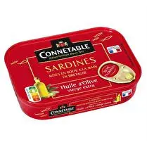 Connétable, Sardines à l'huile d'olive vierge extra