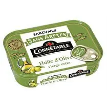 Connétable, Sardines sans arêtes à l'huile d'olive