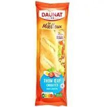 Daunat, Baguette Thon oeuf crudités sauce cocktail