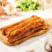 Votre boucher propose, Produit élaboré : Poitrine de porc avec os marinée à l'Andalouse à griller x 4