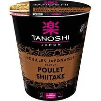 Tanoshi, Cup nouilles poulet shiitaké