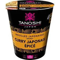 Tanoshi, Cup nouilles curry épicé