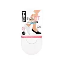 Dim, Protège Pied Invisifit spécial Baskets x2, Blanc, T3942