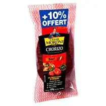 César Moroni, Chorizo Fort - 200 g + 10% offert soit 220 g