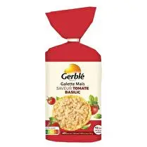 Gerblé, Galette de maïs saveur tomate basilic