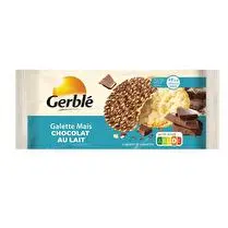 Gerblé, Galette de maïs au chocolat au lait