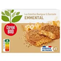 Céréal bio, Galttes sarrasin & boulgour à l'emmental BIO